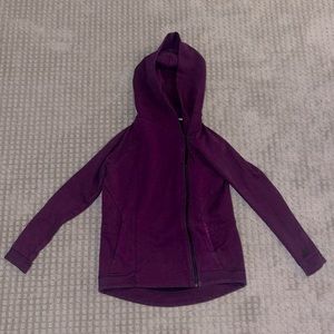 Nike Purple Zip Up Sweatshirt
